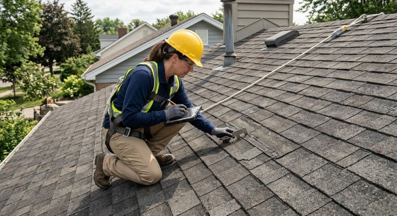 Roof Damage Inspection in Sparta, OH