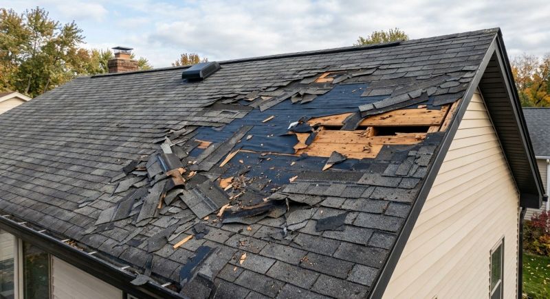 Roof Damage Repair in Licking County, OH