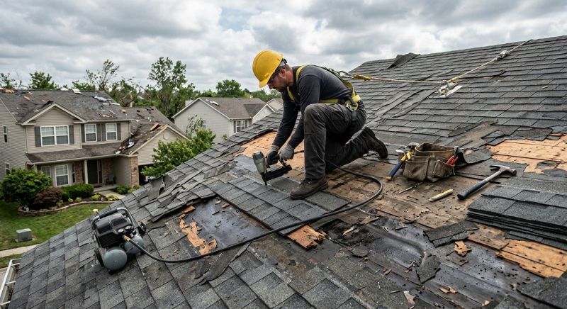 Roof Damage Repair in Newark, OH
