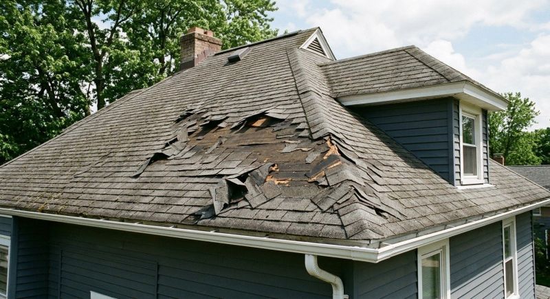 Roof Damage Restoration in Licking County, OH