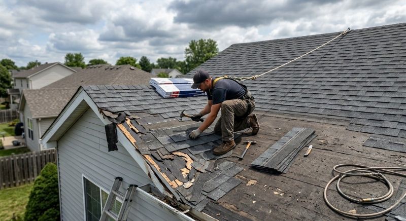 Roof Damage Restoration in Mount Vernon, OH