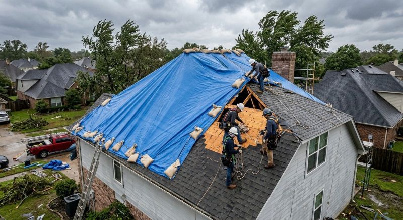 Roof Damage Restoration in Pataskala, OH