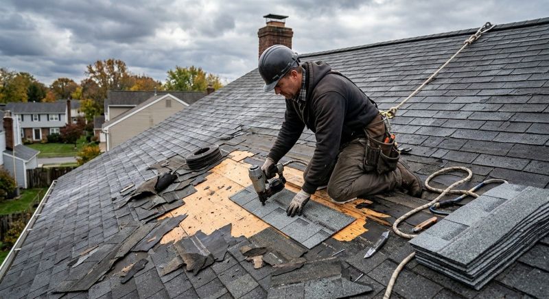 Roof Damage Restoration in Sparta, OH