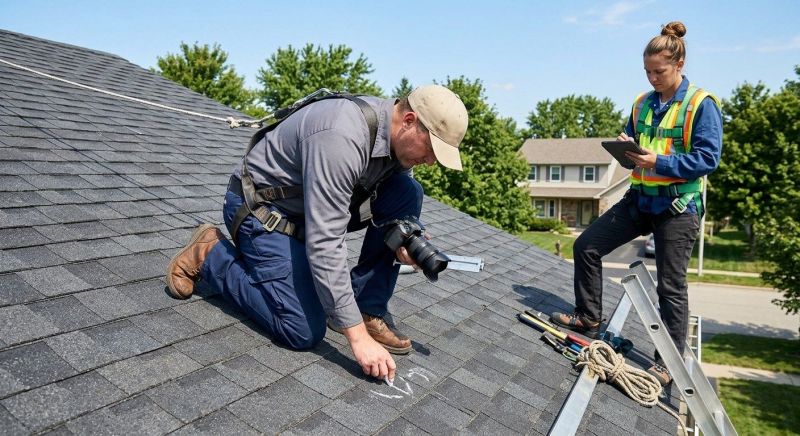 Roof Hail Inspection in Sunbury, OH
