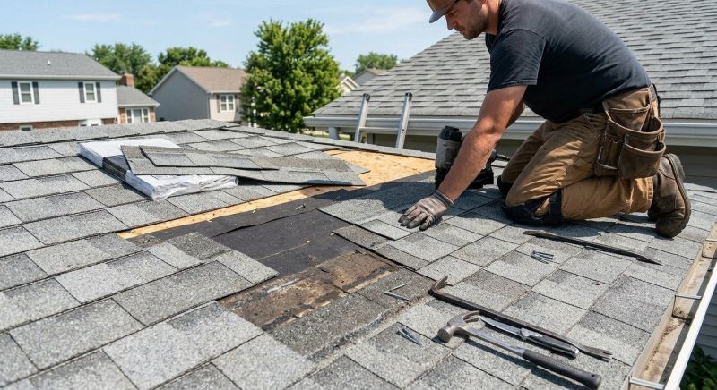 Roof Ridge Repair in Sunbury, OH