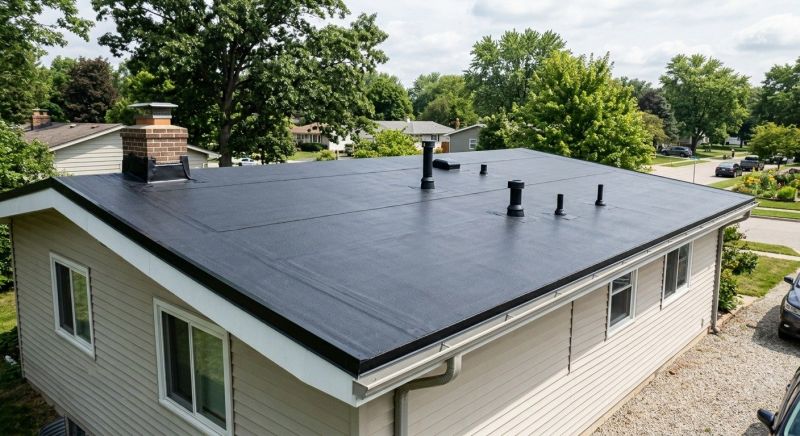Rubber Roof Installation in Sunbury, OH
