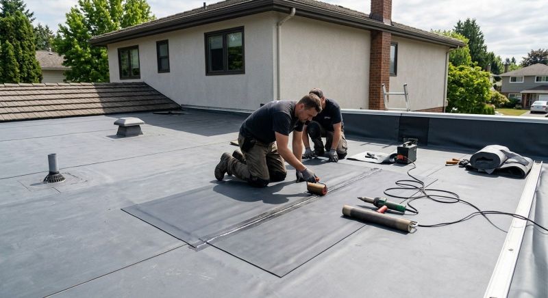 Rubber Roof Repair in Utica, OH