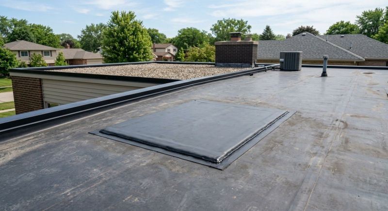 Rubber Roof Repair in Westerville, OH