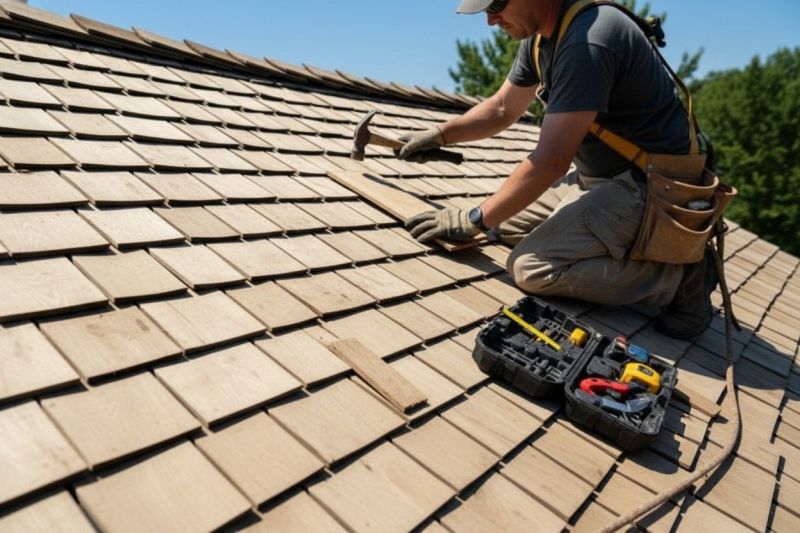 Shake Shingle Repair in Delaware County, OH