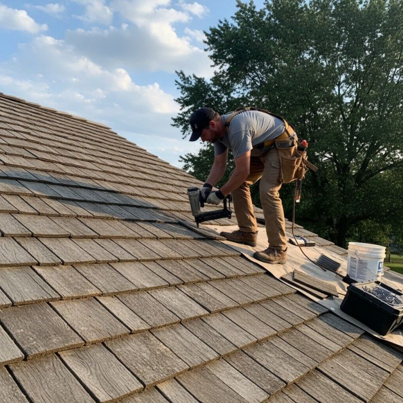 Shake Shingle Repair in Powell, OH