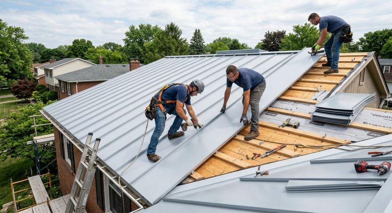 Sheet Roofing Installation in Delaware County, OH