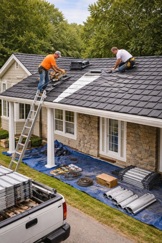 Sheet Roofing Installation in Sunbury, OH