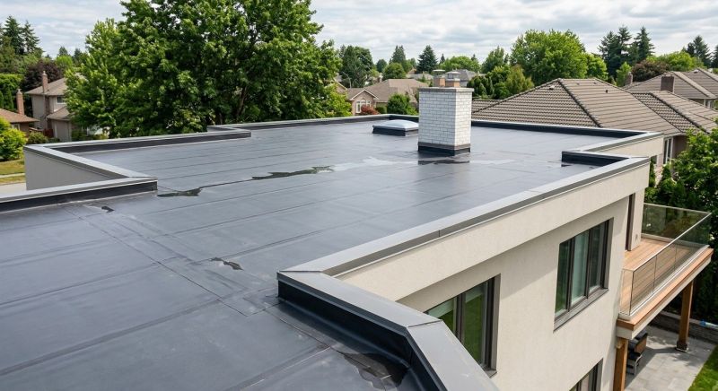 Single Ply Roof Installation in Morrow County, OH