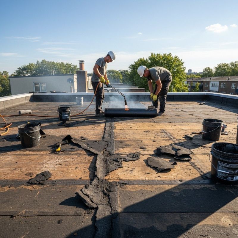 Single Ply Roof Repair in Waldo, OH