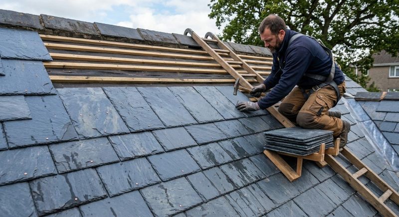 Slate Roof Installation in Fredericktown, OH