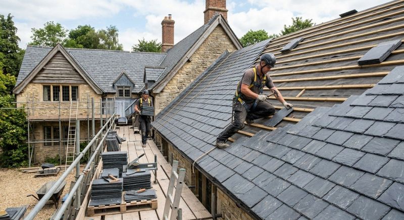 Slate Roof Installation in Waldo, OH