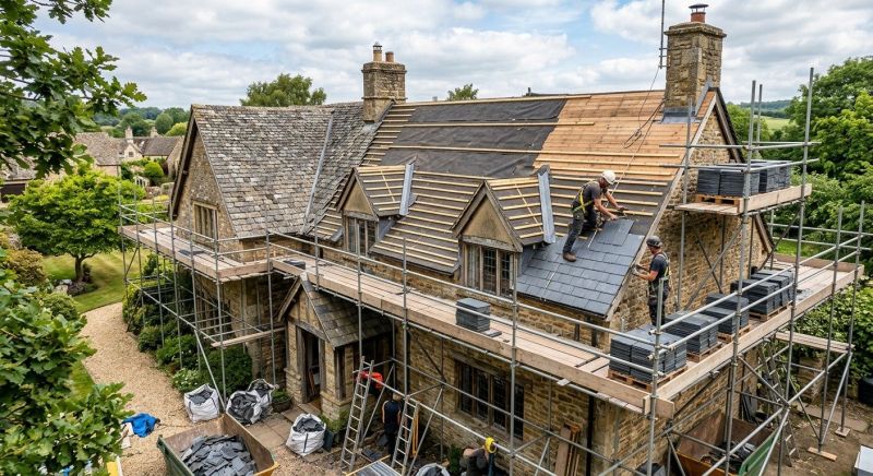 Slate Roof Replacement in Delaware, OH