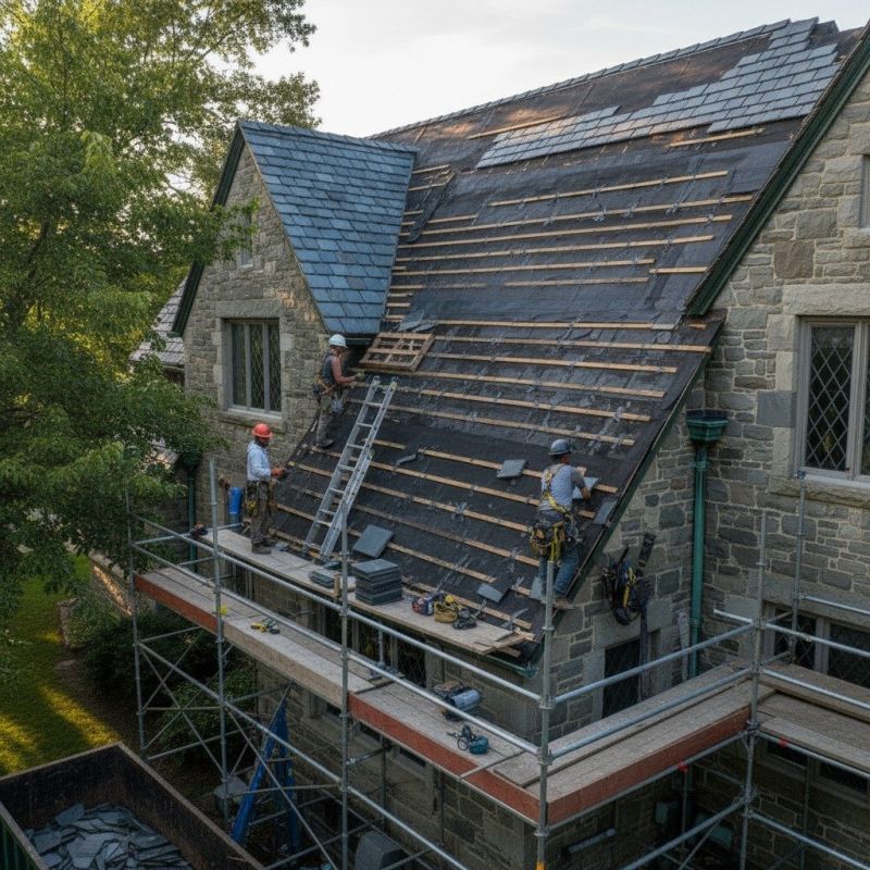 Slate Roof Replacement in Sunbury, OH