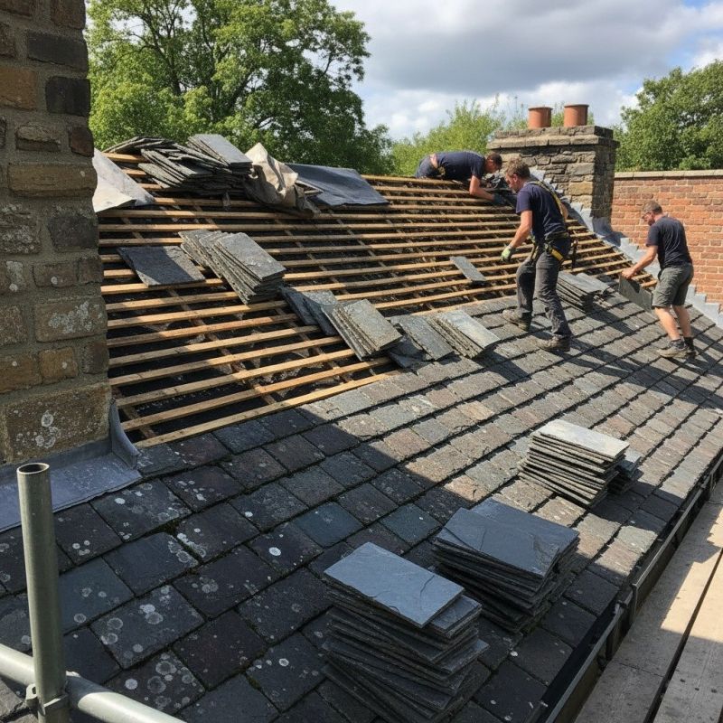 Slate Roof Replacement in Sunbury, OH