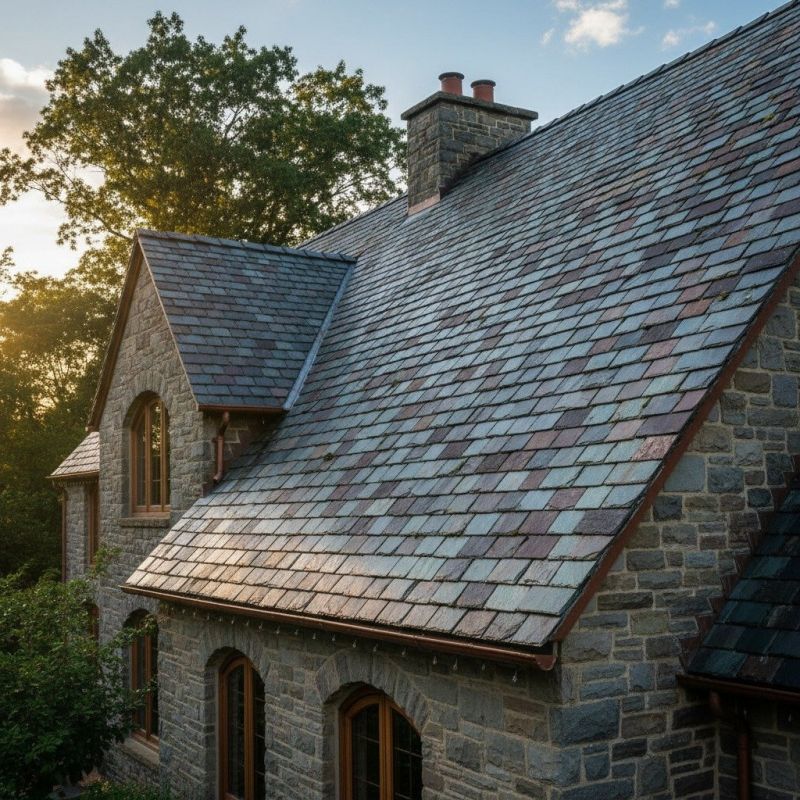 Slate Roof Replacement in Mount Gilead, OH