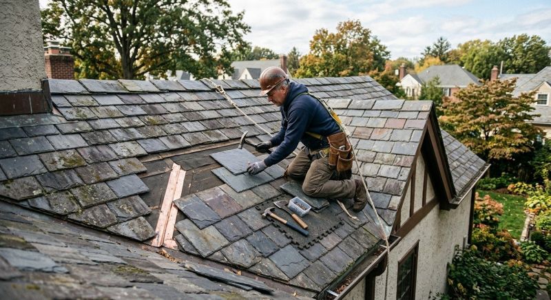 Slate Shingles Repair in Ostrander, OH