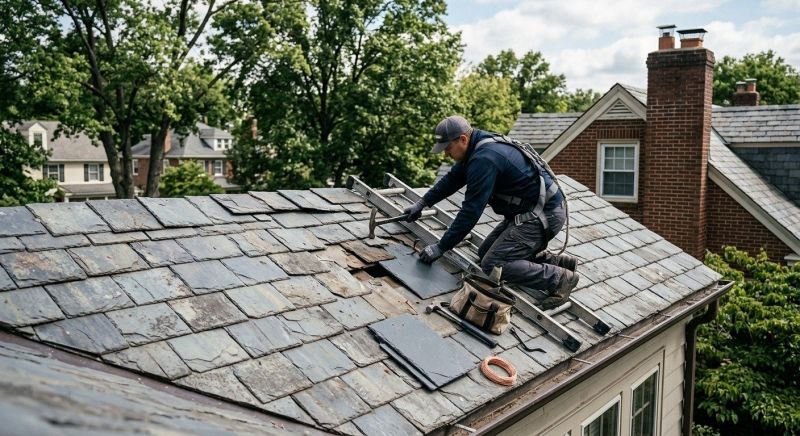 Slate Shingles Repair in Sparta, OH