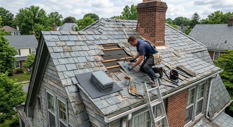 Slate Shingles Repair in Sparta, OH