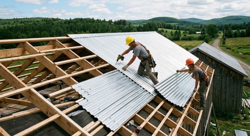 Steel Roof Installation in Sunbury, OH