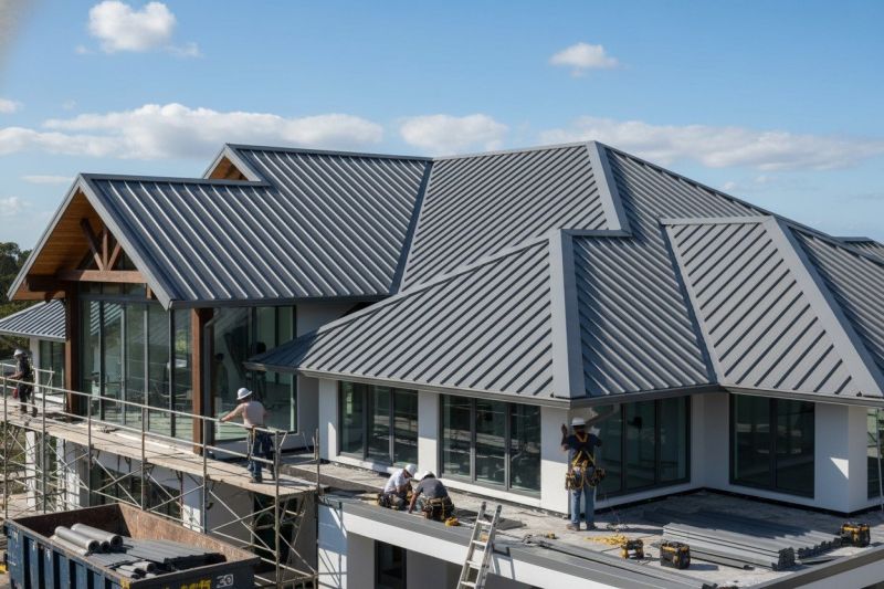 Steel Roof Replacement in Dublin, OH