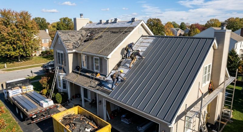 Steel Roof Replacement in Marengo, OH