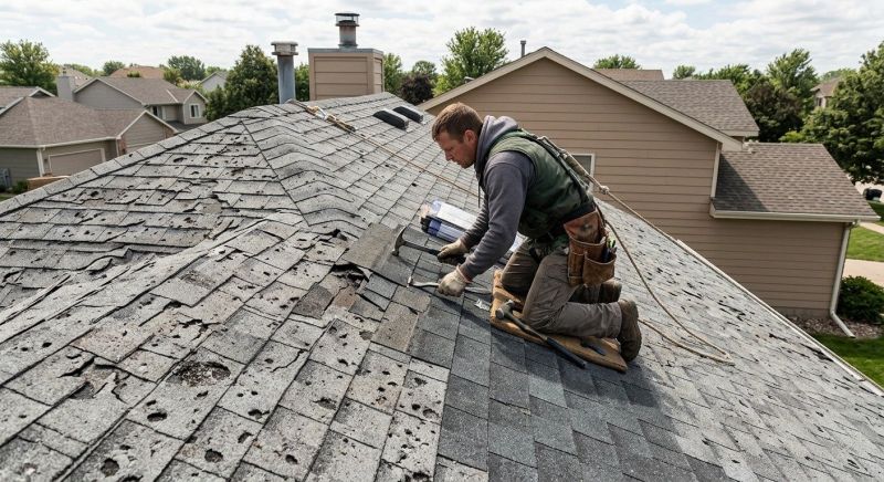 Storm Damage Roof Repair in Granville, OH