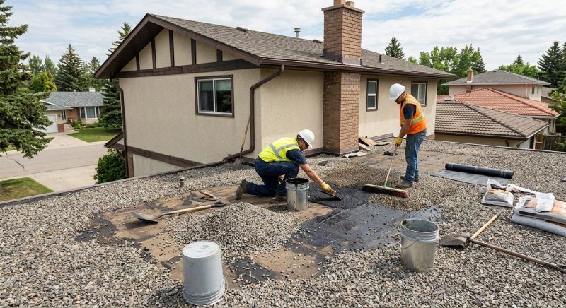 Tar And Gravel Roof Repair in Delaware, OH