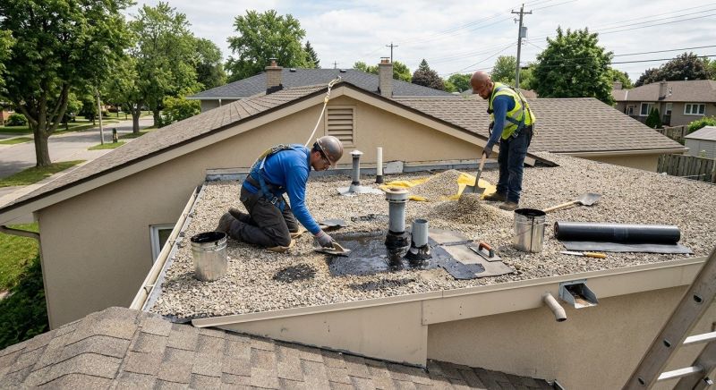 Tar And Gravel Roof Repair in Johnstown, OH