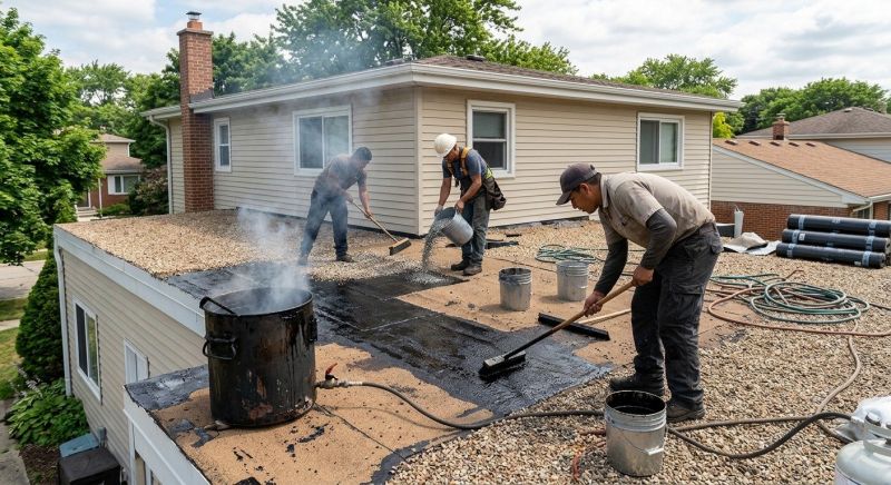 Tar And Gravel Roof Repair in Knox County, OH