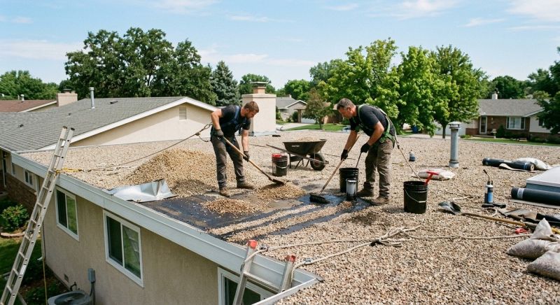 Tar And Gravel Roof Repair in Sunbury, OH