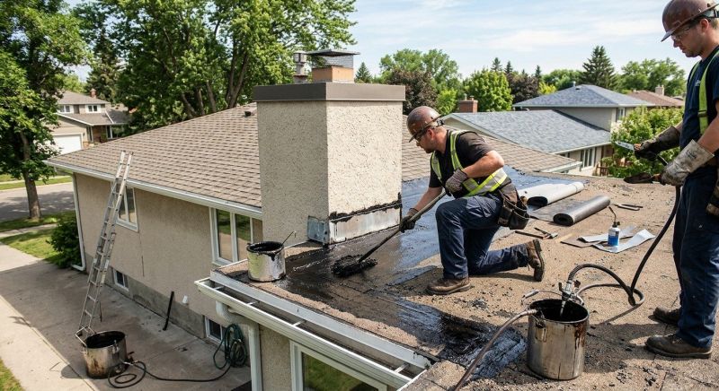 Tar And Gravel Roof Repair in New Albany, OH