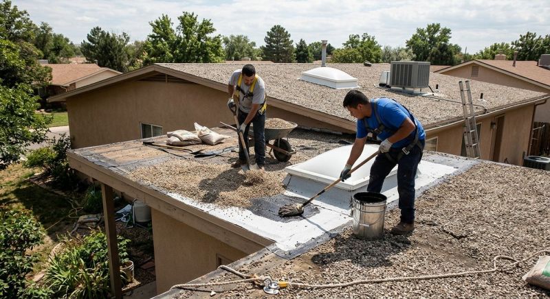 Tar And Gravel Roof Repair in Ostrander, OH