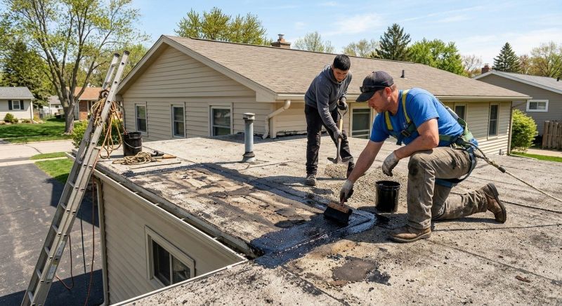 Tar And Gravel Roof Repair in Waldo, OH