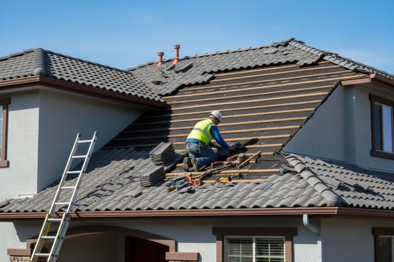 Tile Roof Repair in Delaware County, OH