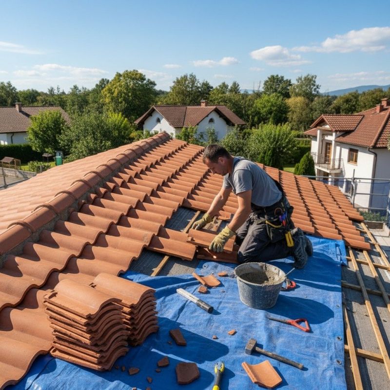Tile Roof Repair in Galena, OH
