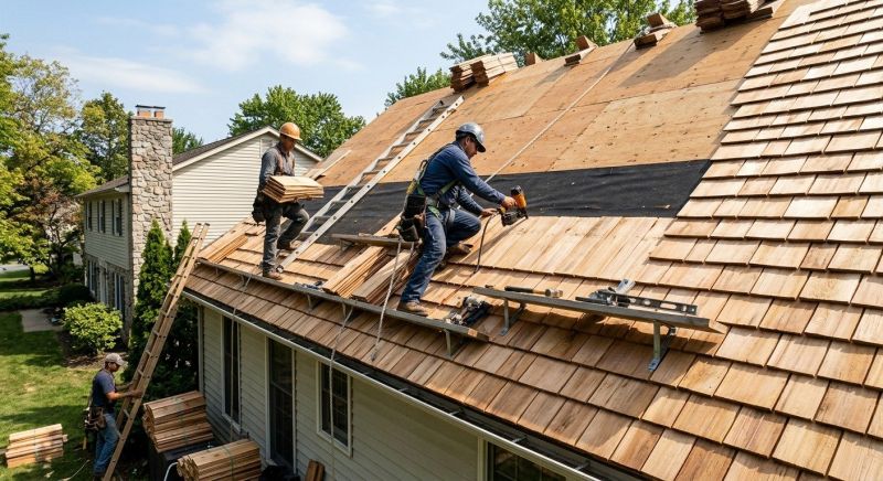 Wood Roofing Installation in Johnstown, OH