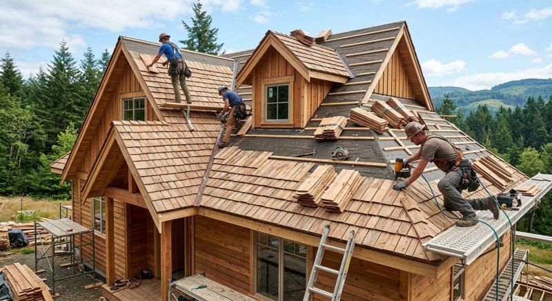Wood Roofing Installation in Powell, OH