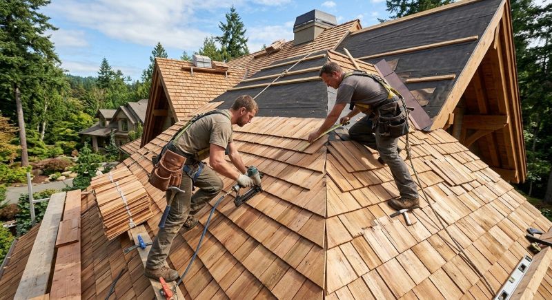Wood Roofing Installation in Utica, OH