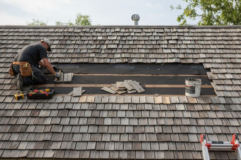 Wood Shake Roof Repair in Pataskala, OH