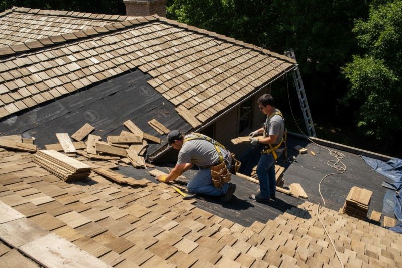 Wood Shake Roof Repair in Westerville, OH