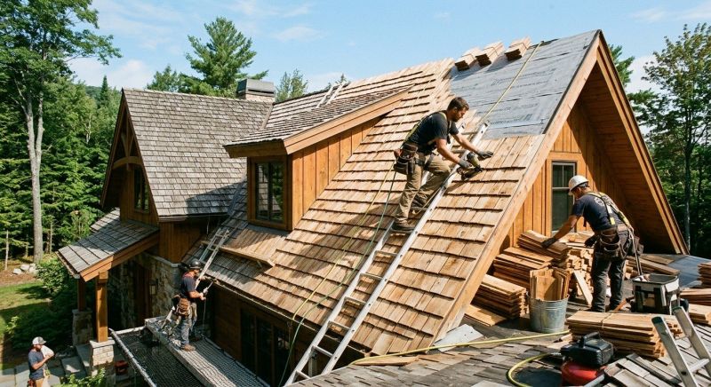 Wood Shake Roof Replacement in Centerburg, OH