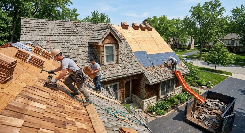 Wood Shake Roof Replacement in Delaware, OH