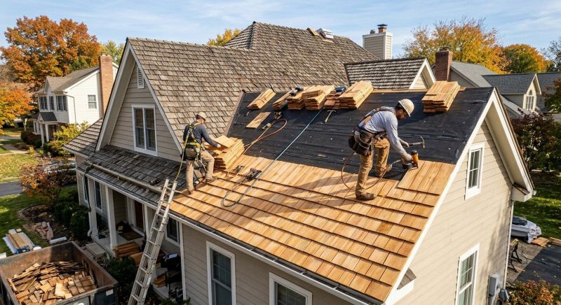 Wood Shake Roof Replacement in Mount Gilead, OH